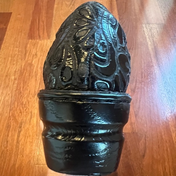 BOC Born Peggy Clogs Black Tooled Leather Floral, Nurse, Size 8 Wide - Picture 4 of 9